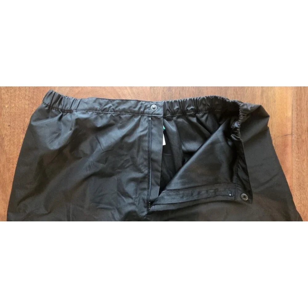 Snake Eyes Mens Golf Rain Pants Black Waterproof Mesh Lined Size XL Style 251700